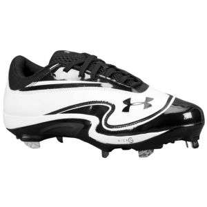Under Armour Natural III Low ST   Mens   Baseball   Shoes   White 