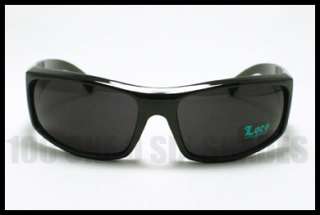 LOCS Cholo Biker Sunglasses Dark BLACK Spider Print (Authentic Locs)
