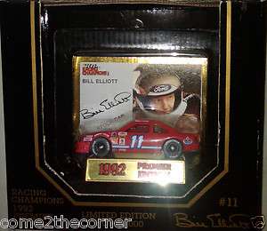 Racing Champions NASCAR Bill Elliott Diecast Car & Collectors Card 1 