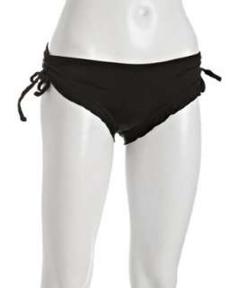 Kushcush black nylon Millo hipster bikini bottom   