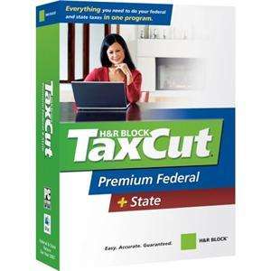 Taxcut Premium 2007 Federal + state Tax cut software  