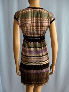 Missoni Knit Dress Wave Size Sz US 6 IT 42 NEW NWT  