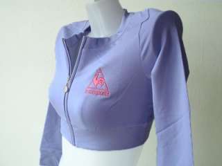 Le Coq Sportif Womens Short Jacket Light Purple ~ Size Small  