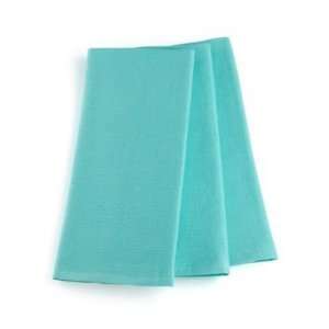 Martha Stewart Collection 3 Piece Blue Kitchen Towels Set Aqua  