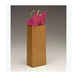  Paper Wine Bag Natural Kraft 5.25x3.25x13 inches. Sold by 