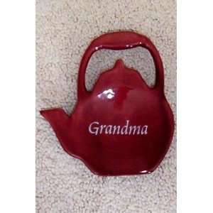 Tea Time Personalized Tea Bag Holder    Grandma    New in Box:  