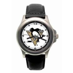   Penguins Mens NHL Rookie Watch (Leather Band)