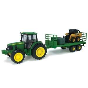  Big Farm Tractor Wagon Skidsteer Set Toys & Games