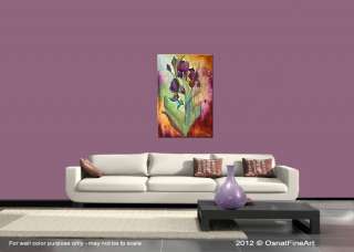 ORIGINAL abstract painting modern fine art floral CONTEMPORARY 
