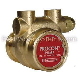  Procon Pump Brass w/ .188 Double Flat Drive 100 GPH 3/8 