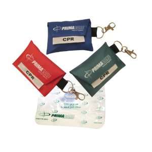  3 pack   CPR Shield Barrier Pocket Masks In KEYRING POUCH 