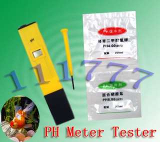Digital pH Meter Tester Po​cket Pen Aquarium Pool Water  