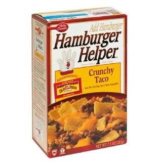  Hamburger Helper Crunchy Taco, 7.5 Ounce Boxes (Pack of 12 