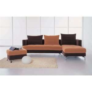 Microfiber Fabric Sectional Sofa Set   Karsen Fabric Sectional with 