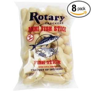 Rotary Mini Fish Stick Crackers, 3.5000 Ounce (Pack of 8)  