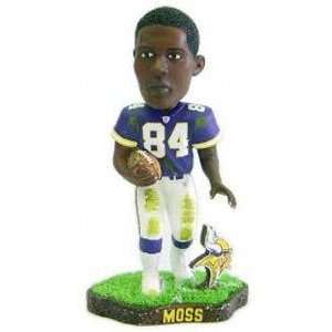  Randy Moss Game Worn Forever Collectibles Bobblehead 