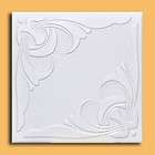 Antique Ceiling Tile   20x20 Polystyrene MONACO White EASY INSTALATION 