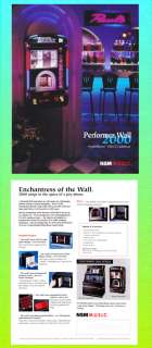 PERFORMER Wall NSM CD Jukebox Advertising Flyer  