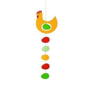  Flensted Mobiles f039Yellow Prize Hen Mobile in Yellow 
