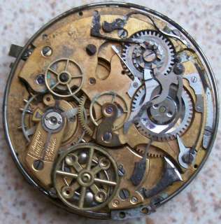 Fine Edwin Repeater & chronograph Pocket watch movement  