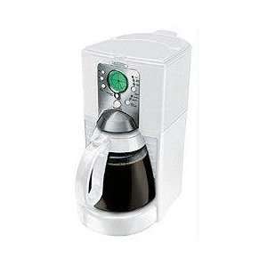  Mr. Coffee 12 Cup Programmable Coffeemaker, White with 
