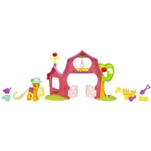    My Little Pony Applejacks Sweet Apple Barn Playset: Toys & Games