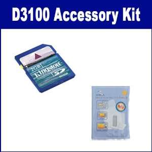  Nikon D3100 Digital Camera Accessory Kit includes ZELCKSG 
