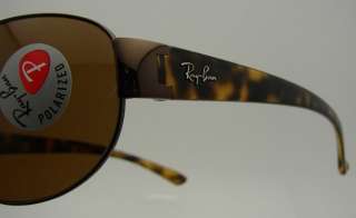 Authentic RAY BAN Polarized Aviator Sunglasses 3448   014/57 *NEW 