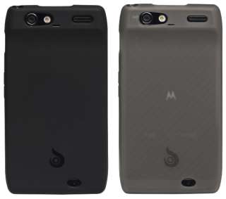 Diztronic Motorola Droid Razr Maxx Matte Back TPU Case Gel Cover Smoke 