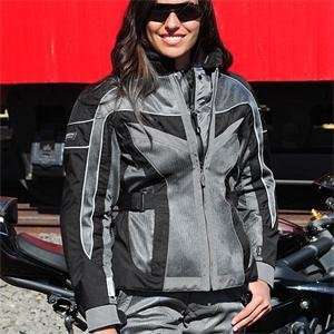  Olympia Womens Airglide 3 Mesh Tech Jacket   Large/Black 