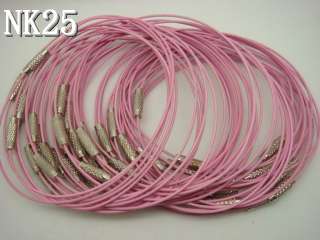 Stainless Steel Wire Choker Memory Bracelet Loop Cord Chain