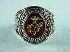 New Silver Overlay Army Signet Ring Military Size 7  
