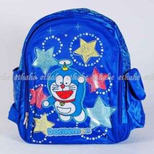 Doraemon Mesh Backpack Rucksack School Bag Blue 2N5L  
