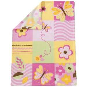  Amy Coe Bloom Fleece Blanket   Pink: Baby