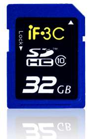 2x 32GB = 64GB SD Class 10 IF3C HC Card Memory + Reader  