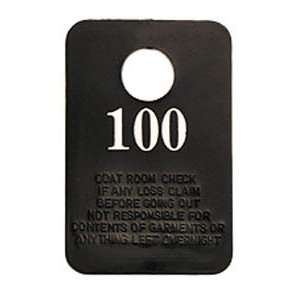  Plastic Coat Check Tags From 1 100
