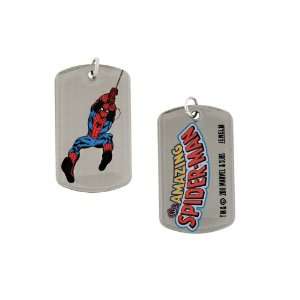   : New Series Marvel Comics Flying Spiderman Dog Tag Dogtags: Jewelry