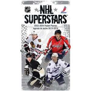   4x7) NHL Superstars 2013 14 Pocket Planner Calendar