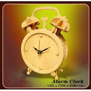  Alarm Clock 3D Wooden Puzzle: Toys & Games