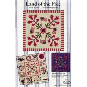  Land of the Free Quilt Pattern   Block #12 of 12   Center 
