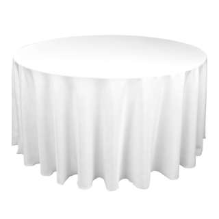 120 in. Round Polyester Tablecloth  