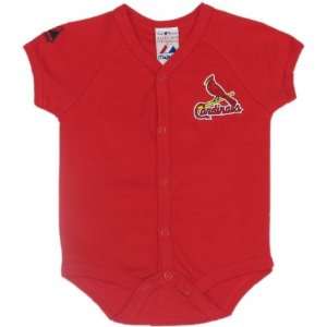  Newborn St. Louis Cardinals Team Mascot French Body Suit 