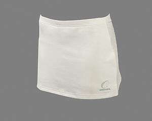 White Tennis Golf Skirt W/Compression Short Skort Green XS Small 