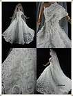   Gene Tyler Outfit handmade Wedding Bride Dress Gown with Veils #26
