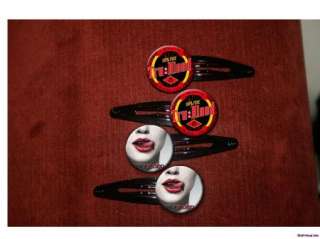 TRUE BLOOD VAMPIRES set of 4 hair clips barrettes  