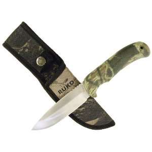  Ruko Rhinohide Skinning Fixed Blade Camo Knife