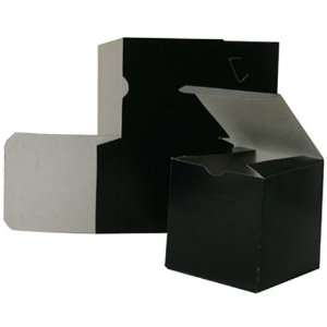   10 3 X 3 X 2 Glossy Black Favor Boxes Wedding Gift: Everything Else