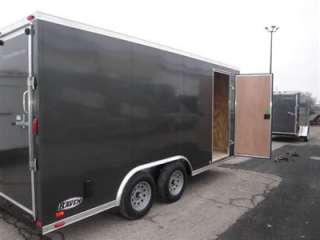 Enclosed cargo utility Trailer 8.5 x 16` With Ramp door 3/8  