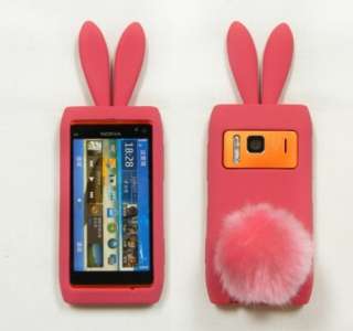 New Lovely Rabito Bunny Silicone Skin Case Cover For Nokia N8  