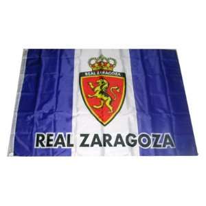  Spanish Real Zaragoza Football Club FC Soccer Flag 3X5 